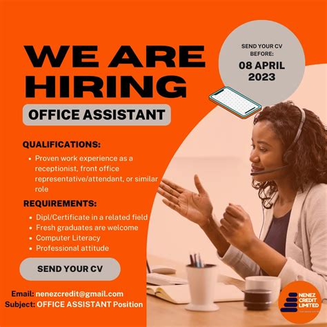 office assistant hiring in muntinlupa|Office Administrator Jobs, Employment in Utah .